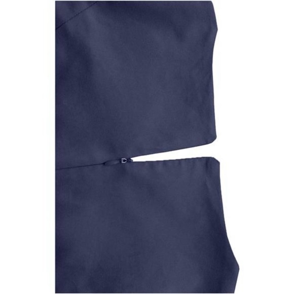 COCKTAIL Party Dress with Pockets Navy Blue - Picture 6 of 8